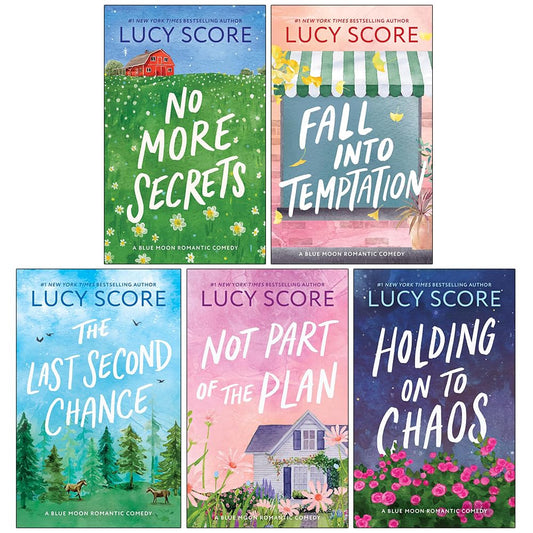 A Blue Moon Romantic Comedy Series by Lucy Score 5 Books Collection Set - Fiction - Paperback