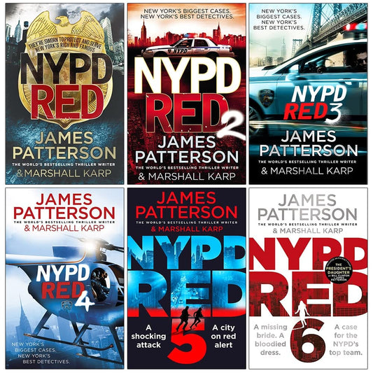 NYPD Red by James Patterson: Books 1-6 Collection Set - Fiction - Paperback Fiction Arrow Books