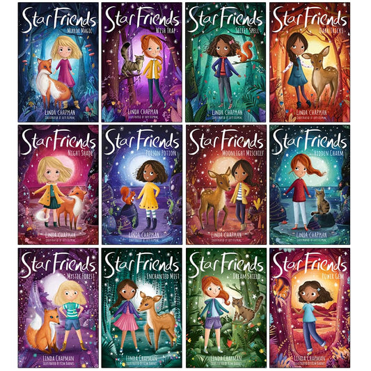 Star Friends Series by Linda Chapman 12 Books Collection Set - Ages 5+ - Paperback