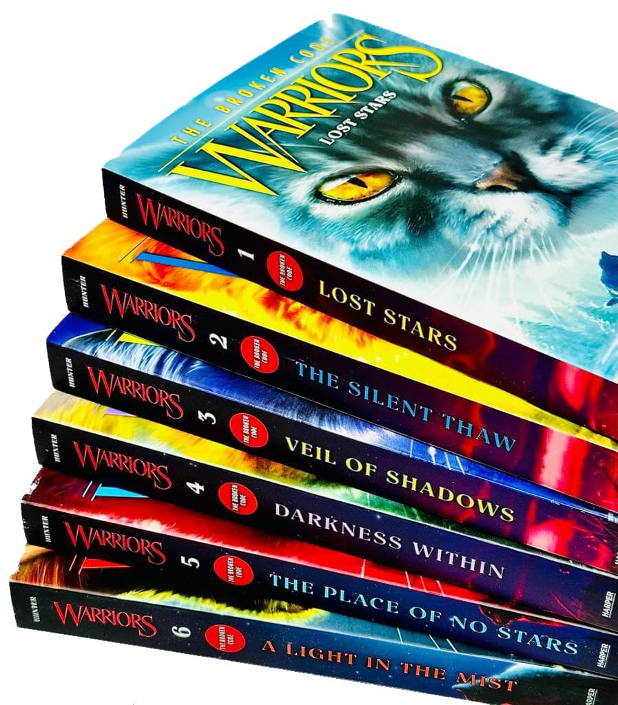 Warriors: The Broken Code Series (Volume 1-6) By Erin Hunter 6 Books Collection Set - Ages 8-12 - Paperback 9-14 HarperCollins Publishers