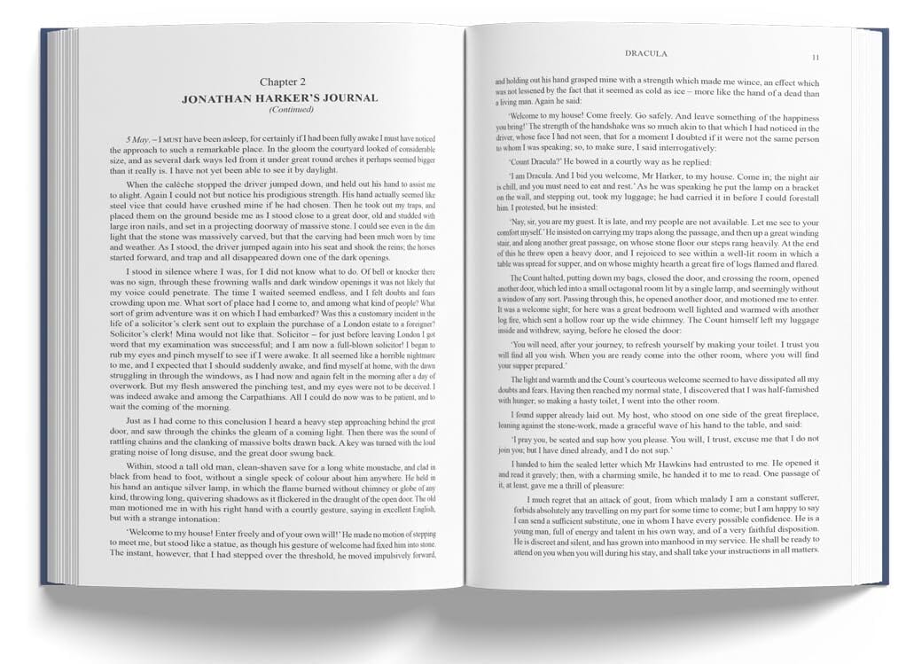 布拉姆·斯托克著《德古拉及其他恐怖經典》 - 適合14歲以上讀者 - 皮革精裝本