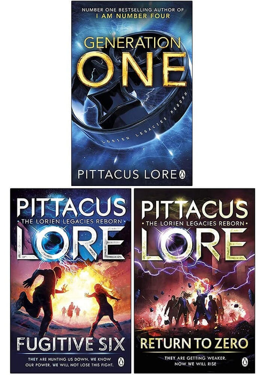 Lorien Legacies Reborn Series By Pittacus Lore: 3 Books Collection Set - Ages 13-17 - Paperback Fiction Penguin