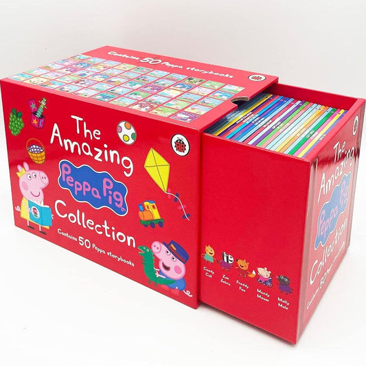 The Amazing Peppa Pig Collection 50 Books Box Set By Ladybird - Ages 3+ - Paperback