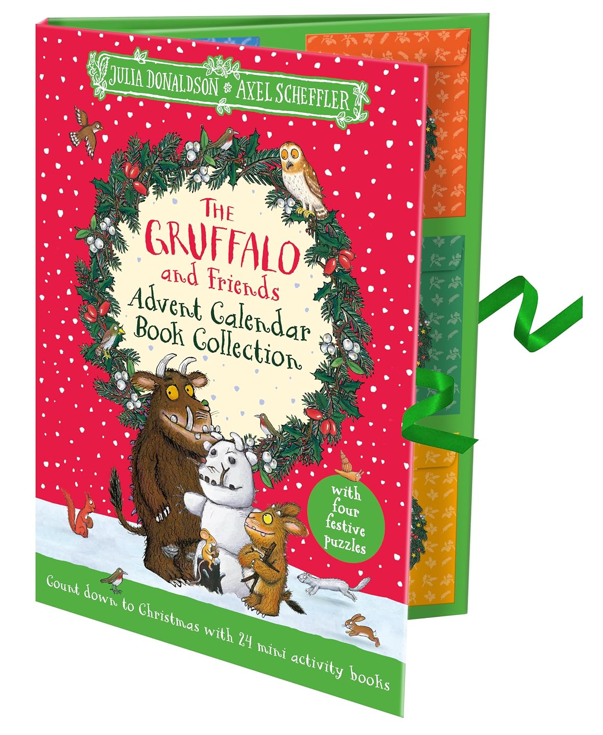 The Gruffalo and Friends Advent Calendar by Julia Donaldson Christmas Countdown With 24 Mini Activity Books - Ages 3-7 - Paperback