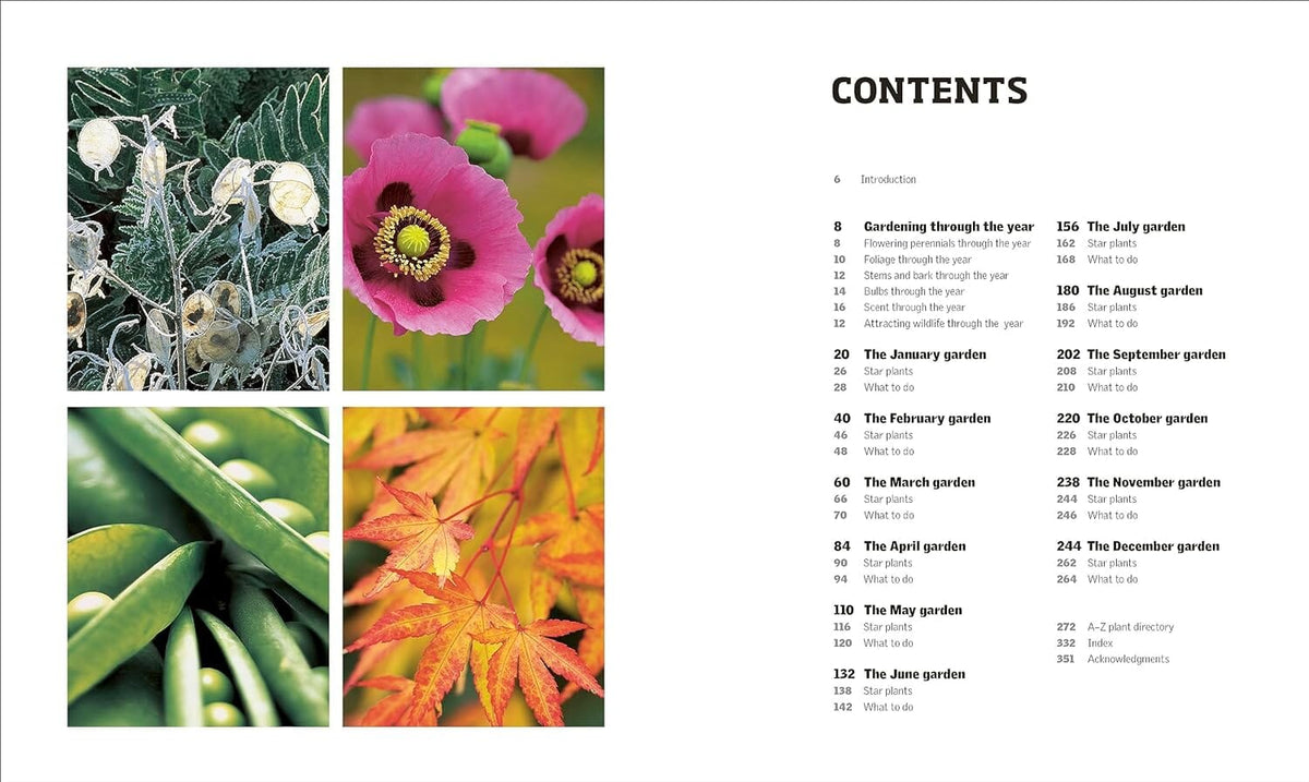 RHS Gardening Through the Year Collection 3 Books Set - Non Fiction - Hardback