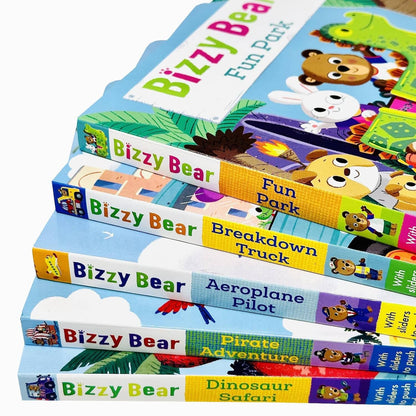 Bizzy Bear Series By Benji Davies 5 Books Collection Set - Ages 0-5 - Board Book 0-5 Nosy Crow Ltd