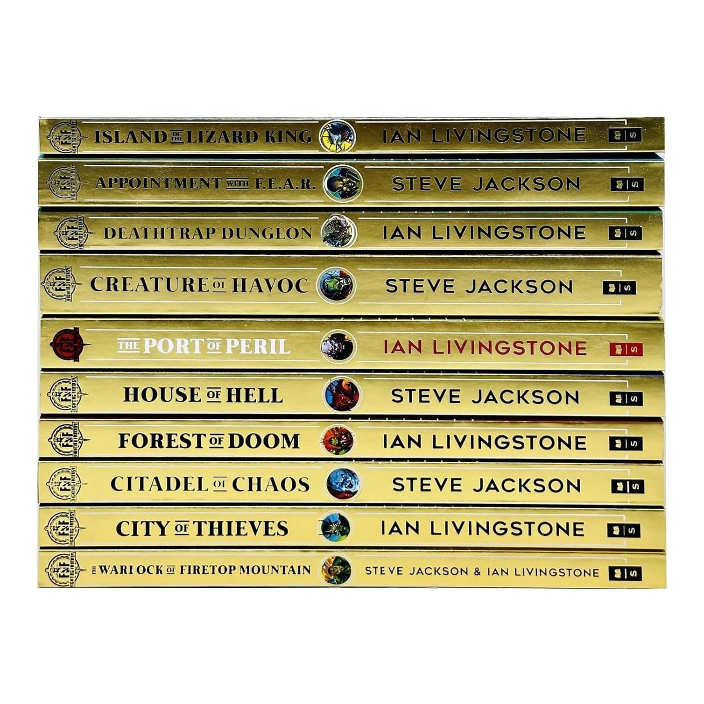 Fighting Fantasy Series 1 & 2 By Steve Jackson & Ian Livingstone: 10 Books Collection Set - Ages 9-14 - Paperback 9-14 Scholastic