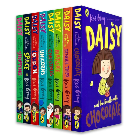 Daisy and the Trouble Series by Kes Gray Illustrated 8 Books Collection Set - Ages 5+ - Paperback