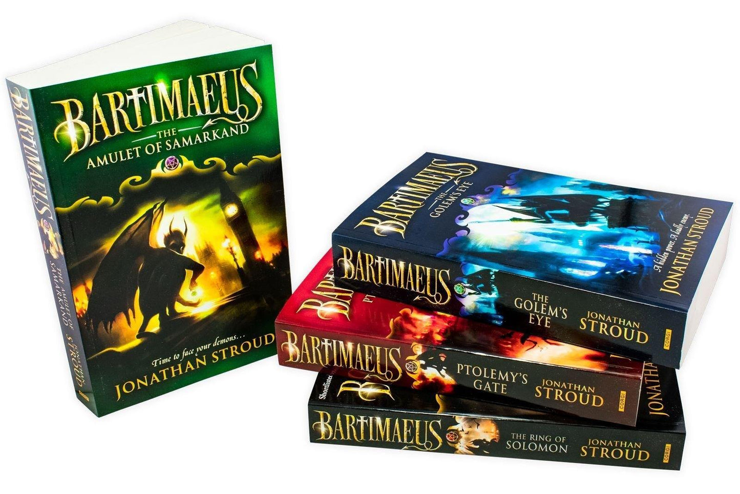 Bartimaeus Sequence 4 Book Collection - Ages 9-14 - Paperback - Jonathan Stroud 9-14 Corgi Books (Penguin Random House UK)