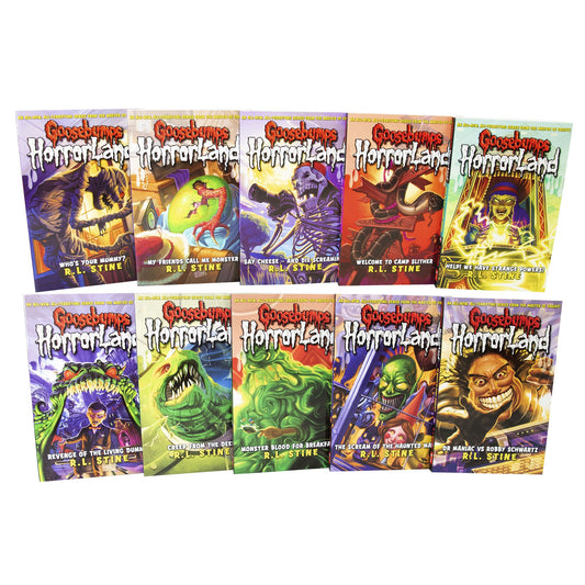 Goosebumps HorrorLand 10 Books Collection by R. L. Stine - Ages 9-14 - Paperback