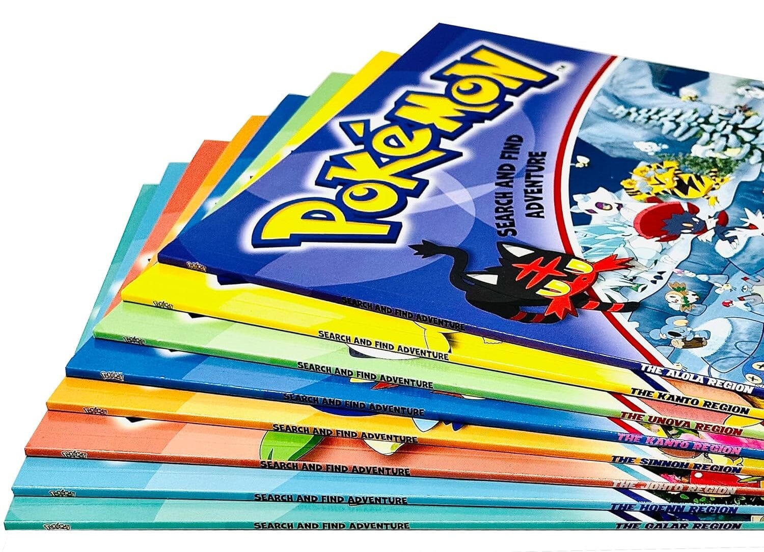 Pokemon Search and Find Adventure 8 Books Collection Set - Ages 4+ - Paperback Books2Door