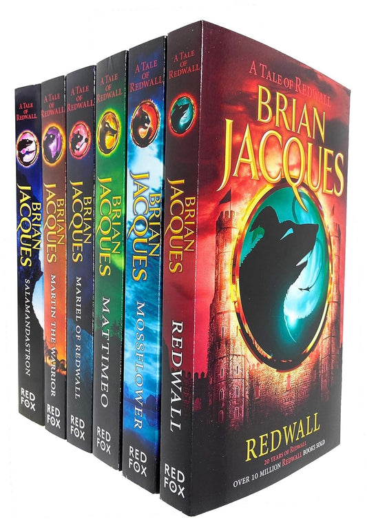 Redwall Series by Brian Jacques: 6 Books Collection Set - Ages 8-12 - Paperback B2D DEALS Penguin