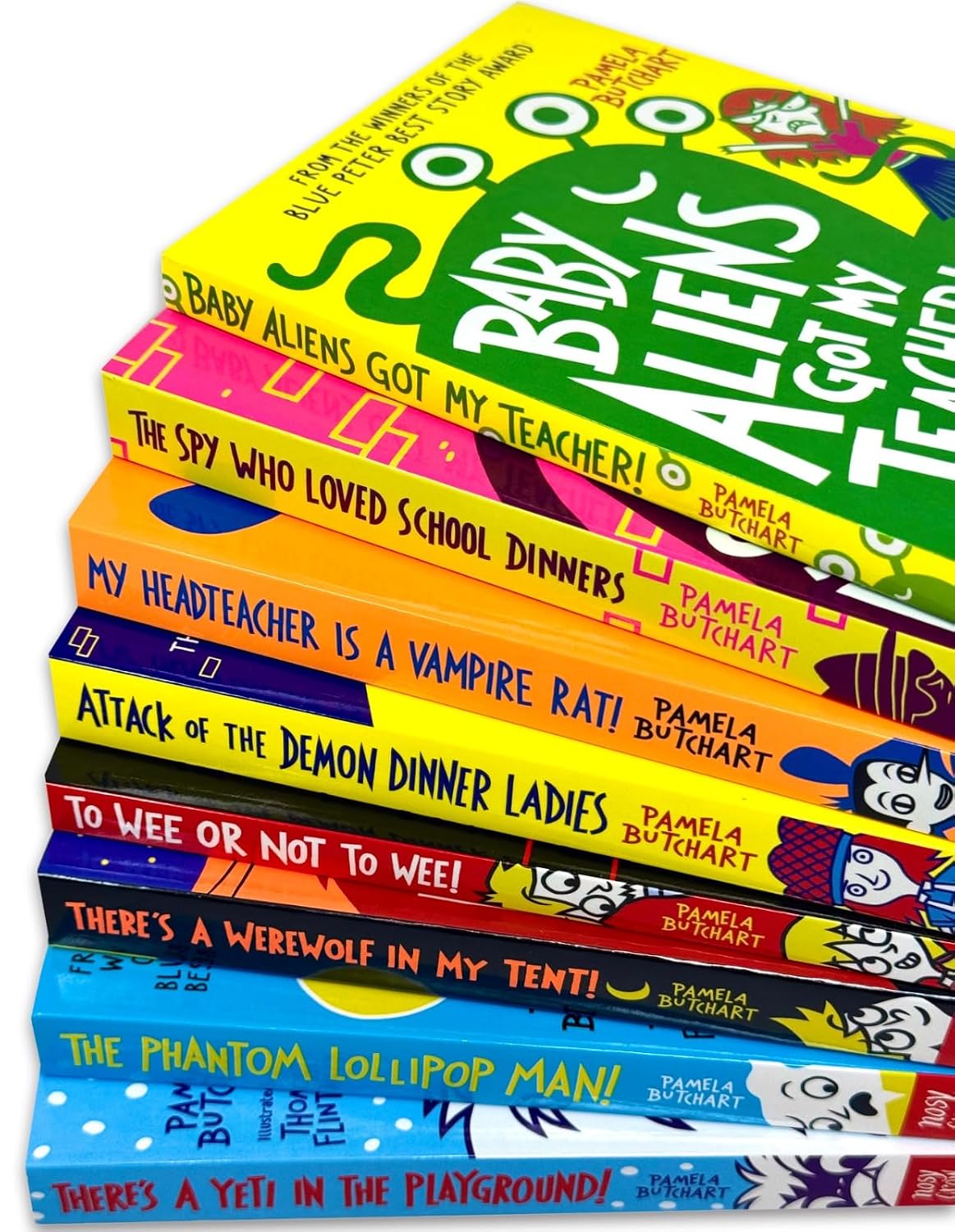 Baby Aliens Series (Izzy and Friends, Book 1-8) By Pamela Butchart illustrated 8 Books Collection Set - Ages 7-10 - Paperback