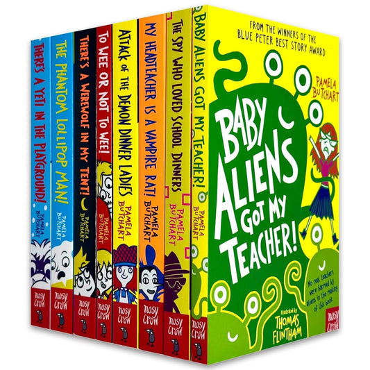 Baby Aliens Series (Izzy and Friends, Book 1-8) By Pamela Butchart illustrated 8 Books Collection Set - Ages 7-10 - Paperback