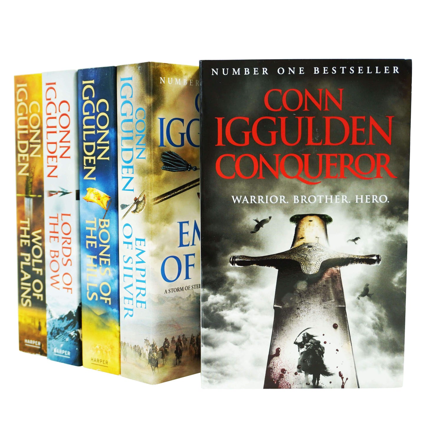 Conn Iggulden Conqueror Series 5 Books Collection - Adult - Paperback Adult Harper Collins