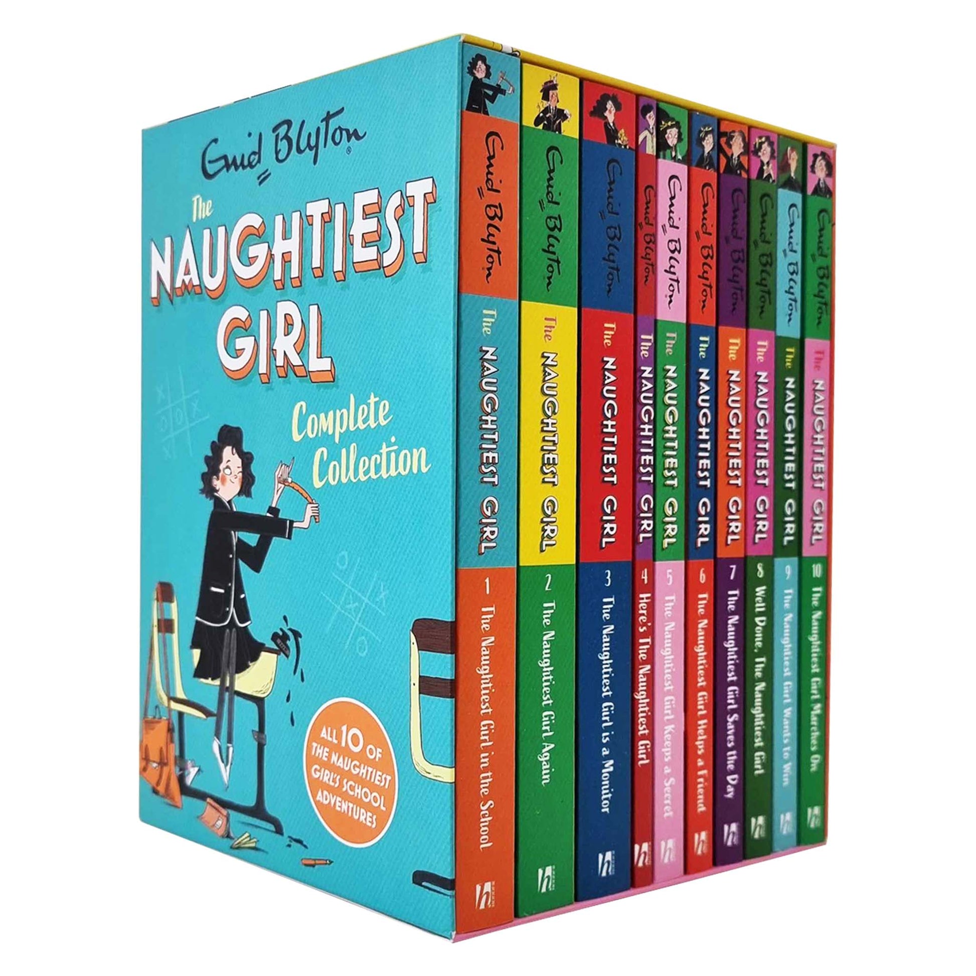 Enid Blyton Naughtiest Girl 10 Book Collection - Age 9-14 - Paperback 9-14 Hodder & Stoughton