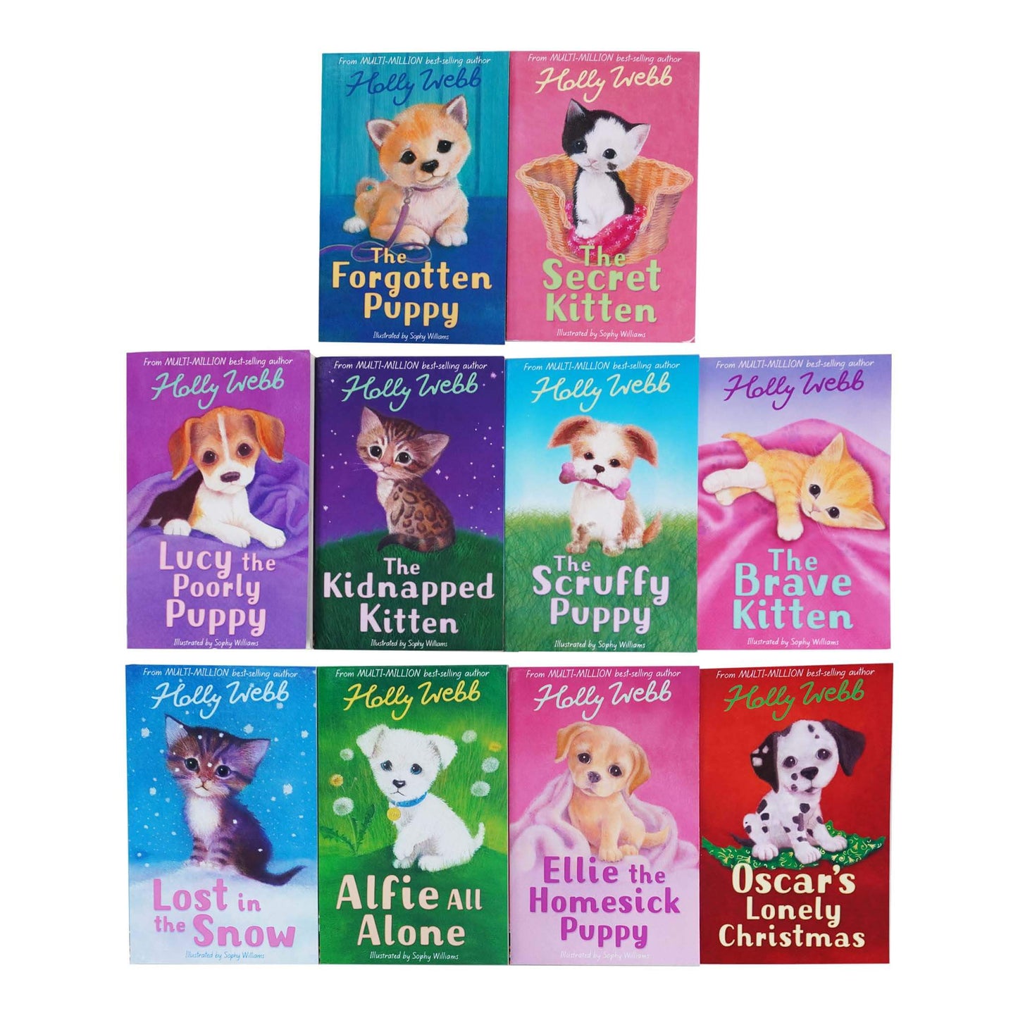 Holly Webb Series 3 - Animal Stories, Pet Rescue Adventure - Puppy and Kitten 10 Books Collection Set (Books 21 To 30) - Age 6 years and up - Paperback 7-9 Little Tiger Press Group