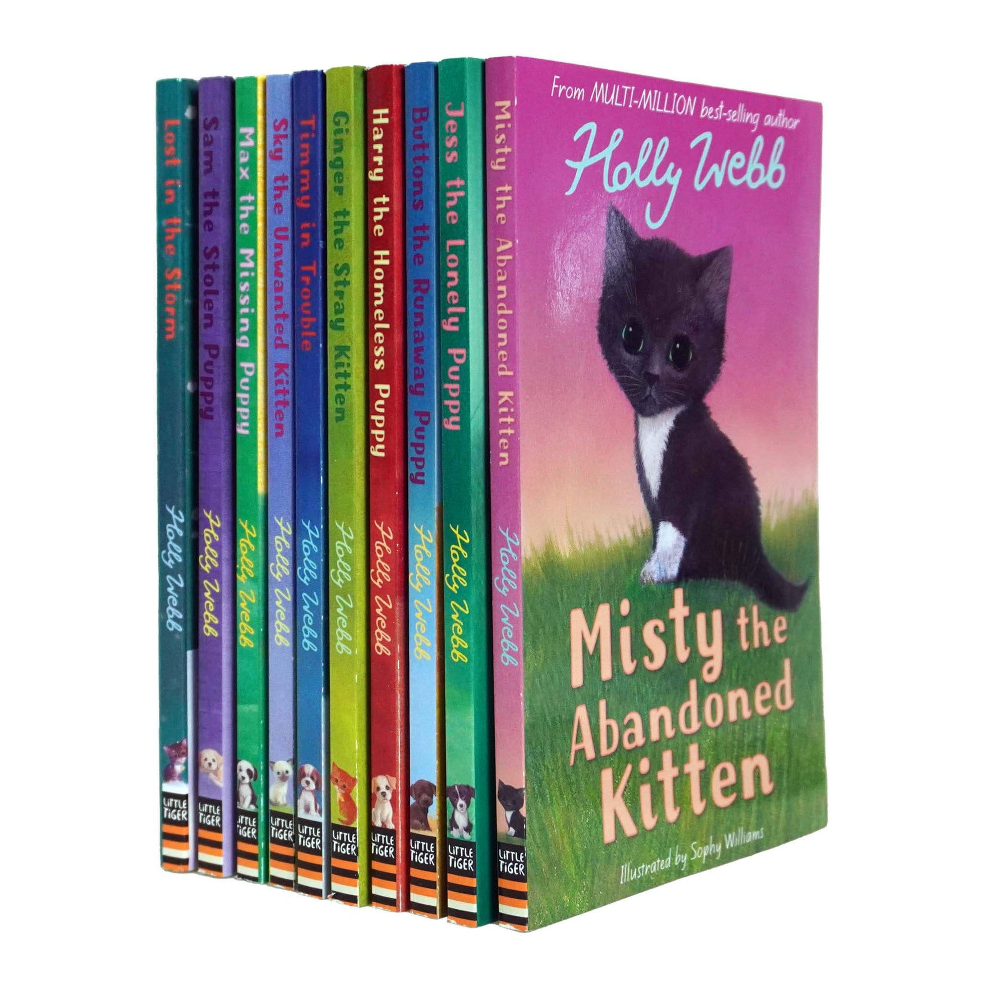 Holly Webb Series 1 - Animal Stories, Pet Rescue Adventure - Puppy and Kitten 10 Books Collection Set (Books 1 To 10) - Age 6 years and up - Paperback 7-9 Little Tiger Press Group