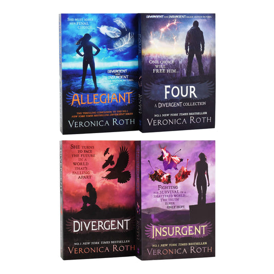 Divergent Series By Veronica Roth 4 Books Collection Box Set  - Ages 13+ - Paperback