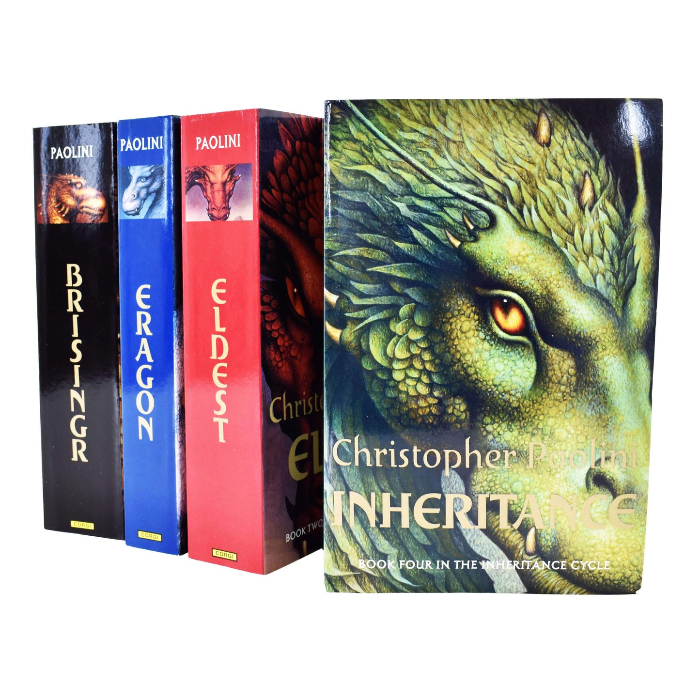 Inheritance Cycle 4 Books Collection by Christopher Paolini - Age 14-16 - Paperback Young Adult Corgi Books (Penguin Random House UK)