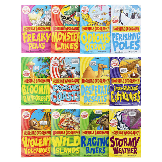 Horrible Geography Collection 12 Books Set By Anita Ganeri - Ages 9-14 - Paperback