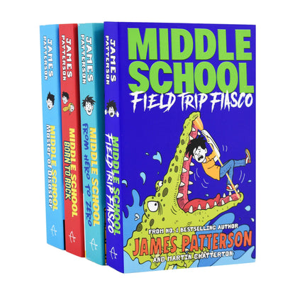 James Patterson Middle School 4 Books - Ages 9 -14 - Paperback 9-14 Arrow