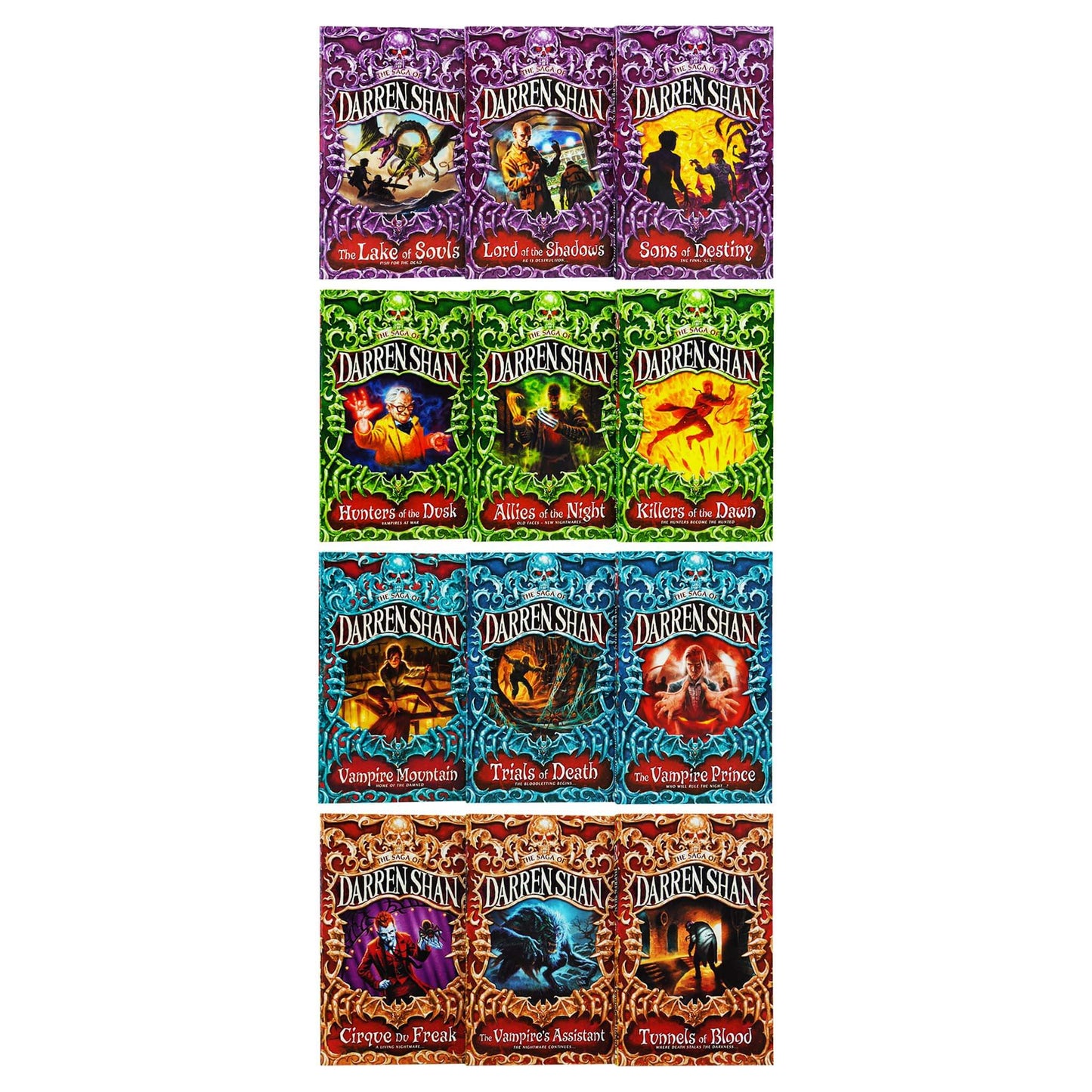 The Saga of Darren Shan Cirque du Freak Complete Collection Of 12 Books Set By Darren Shan - Ages 9-14 - Paperback