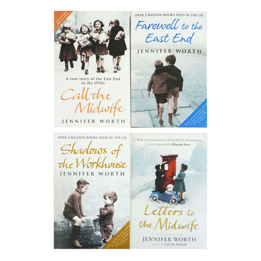 Call the Midwife Series By Jennifer Worth 4 Books Collection Set - Fiction - Paperback Non-Fiction W&N