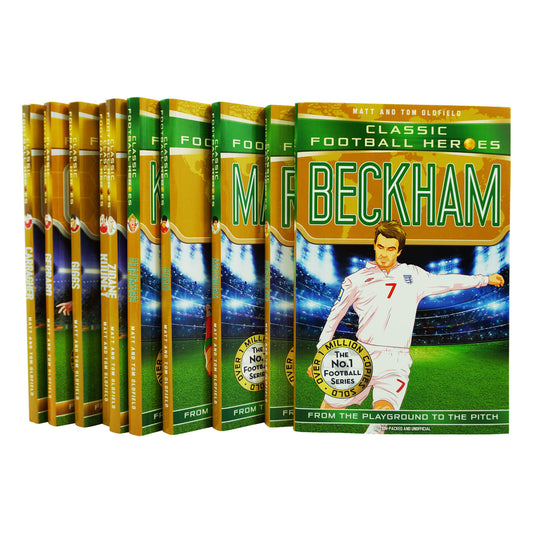 Classic Football Heroes 10 Books Collection Set By Matt & Tom Oldfield - Ages 8-14 - Paperback