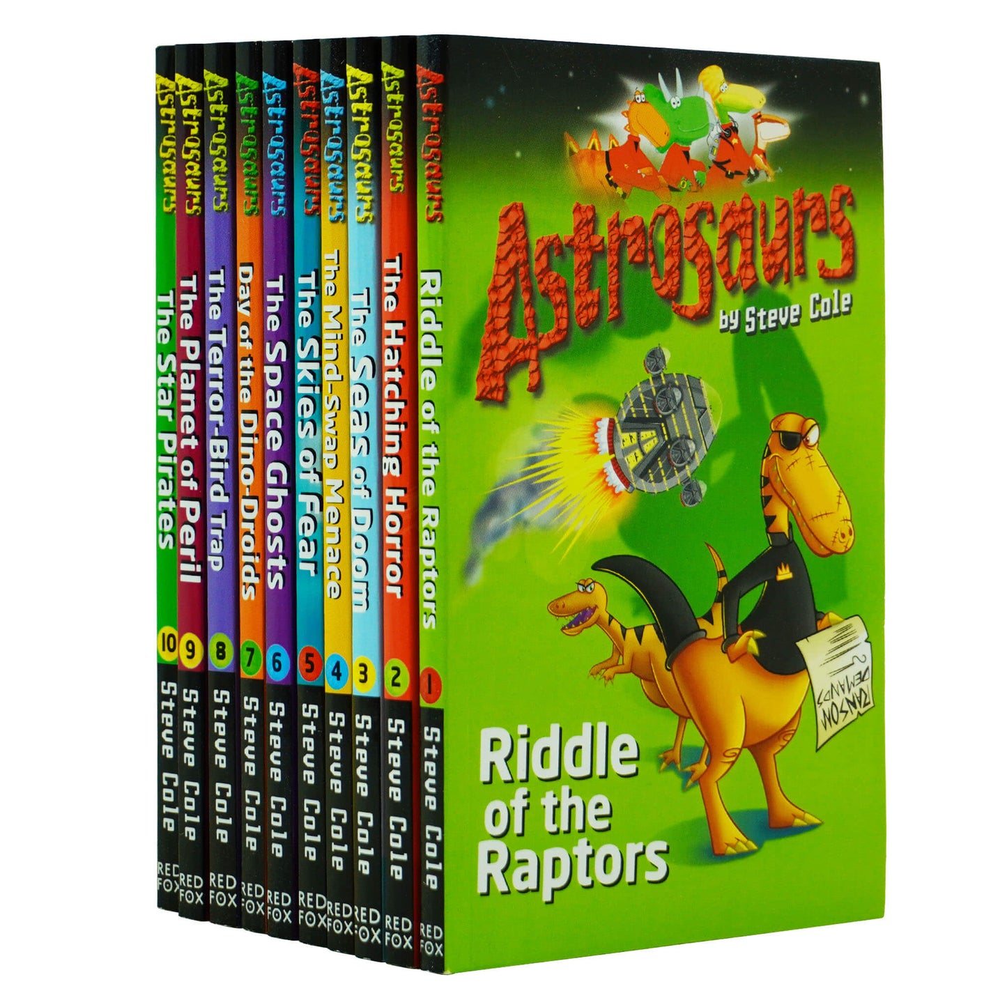 Astrosaurs Series Collection 10 Books Set By Steve Cole - Ages 7+ - Paperback 7-9 Red Fox