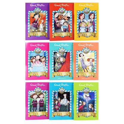 St Clare's Collection 9 Books Box Set By Enid Blyton – Ages 9-14 - Paperback 9-14 Hodder Children's Books