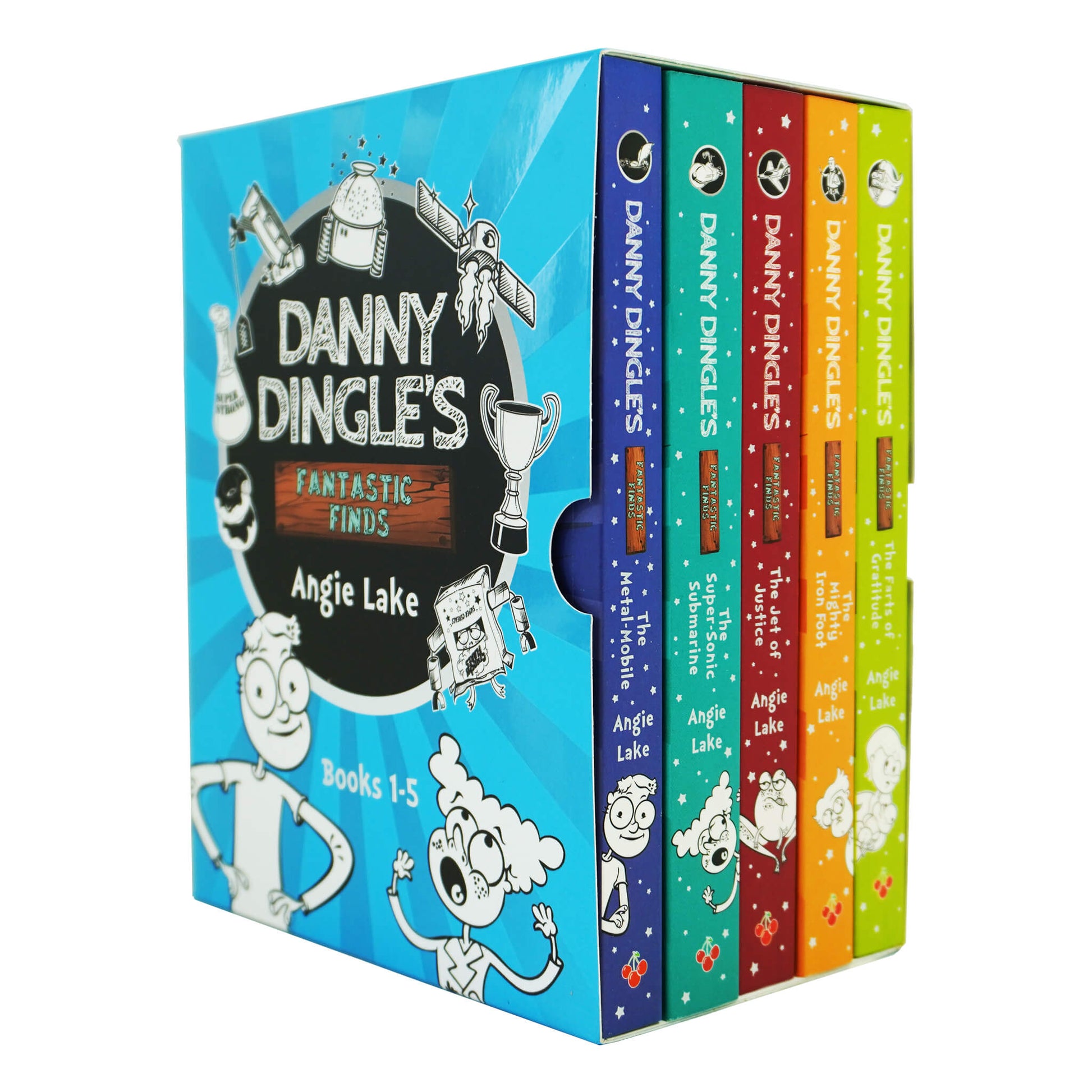 Danny Dingle's Fantastic Finds 5 Books Box Set By Angie Lake - Ages 7-9 - Paperback 7-9 Sweet Cherry Publishing