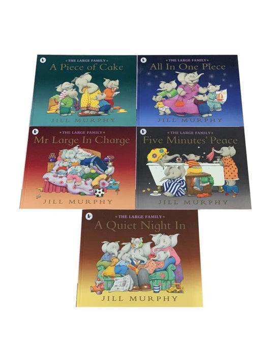 Five Minutes Peace & Other Stories (Large Family Collection) 5 Books Box Set By Jill Murphy - Ages 3+ - Paperback