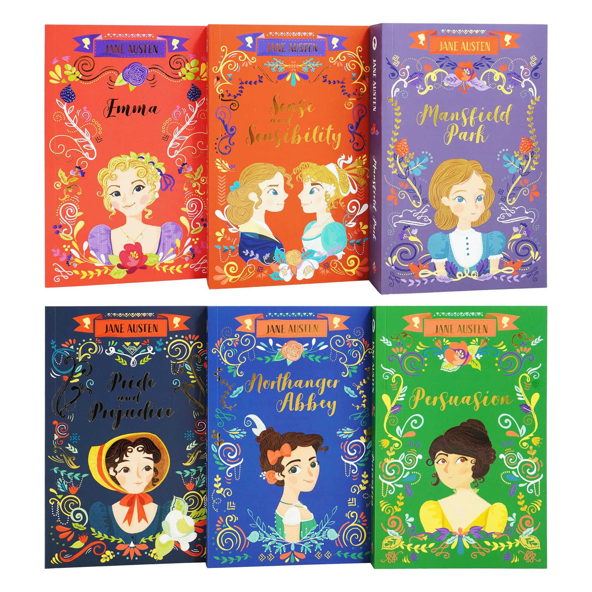 The Complete Jane Austen Collection 6 Books Box Set - Ages 9-14 - Paperback 9-14 Sweet Cherry Publishing