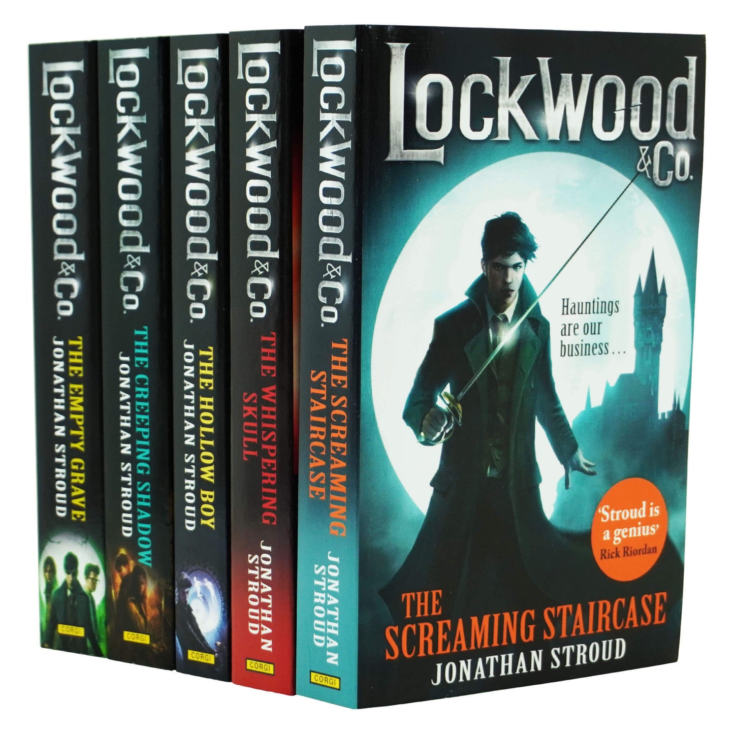 Lockwood and Co Series 5 Books Collection Set By Jonathan Stroud - Ages 9-14 - Paperback 9-14 Corgi Books