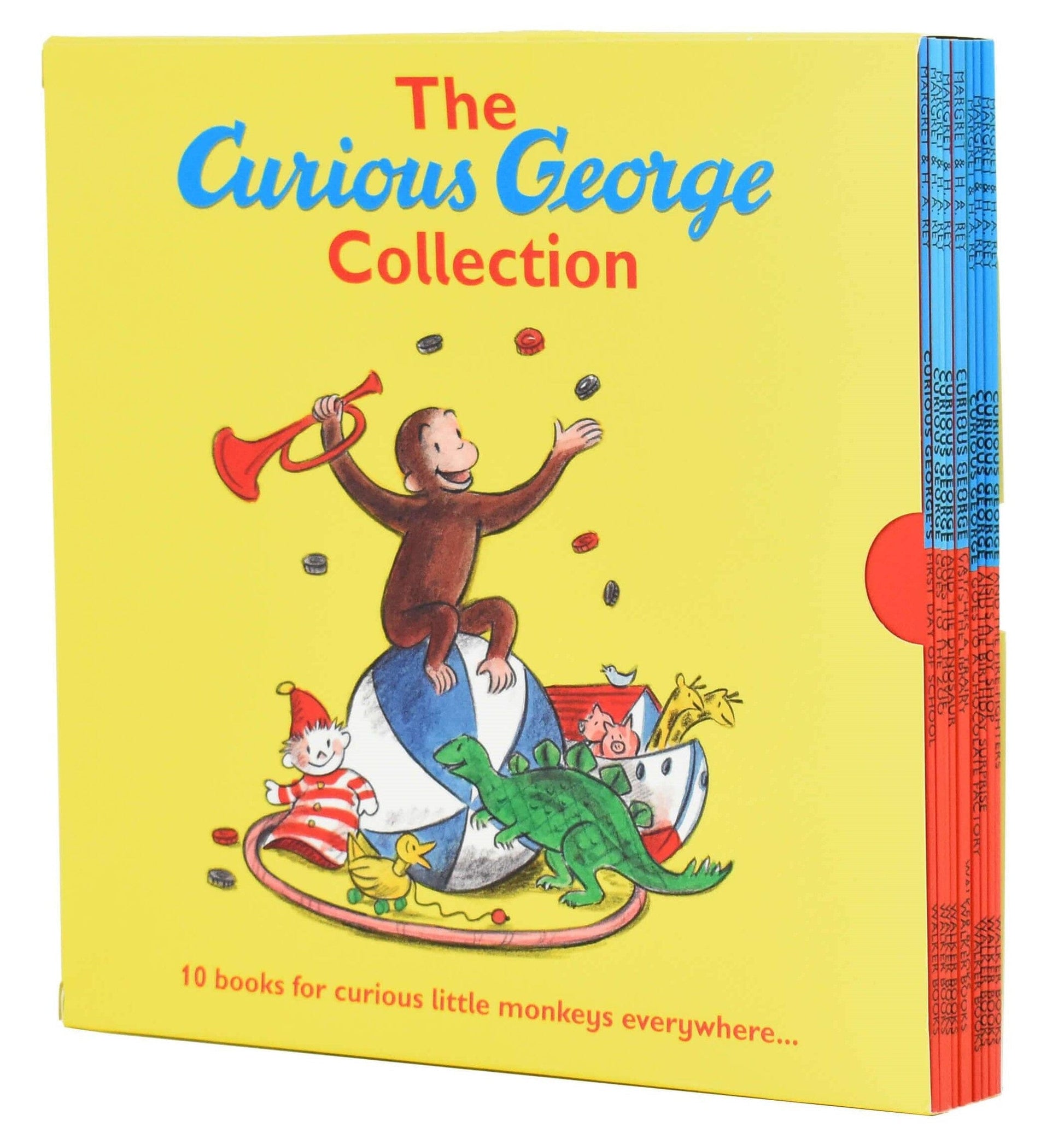 Curious George Collection 10 Picture Books Box Set - Ages 0-5 - Paperback 0-5 Walker Books Ltd