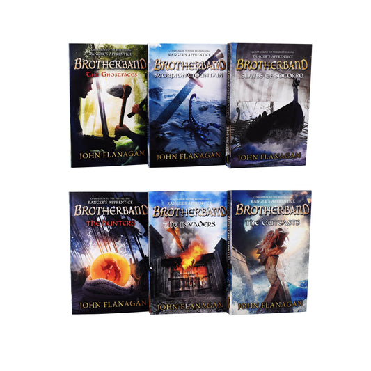 Brotherband Chronicles John Flanagan Collection 6 Books Set - Paperback - Young Adults Young Adult Corgi Books