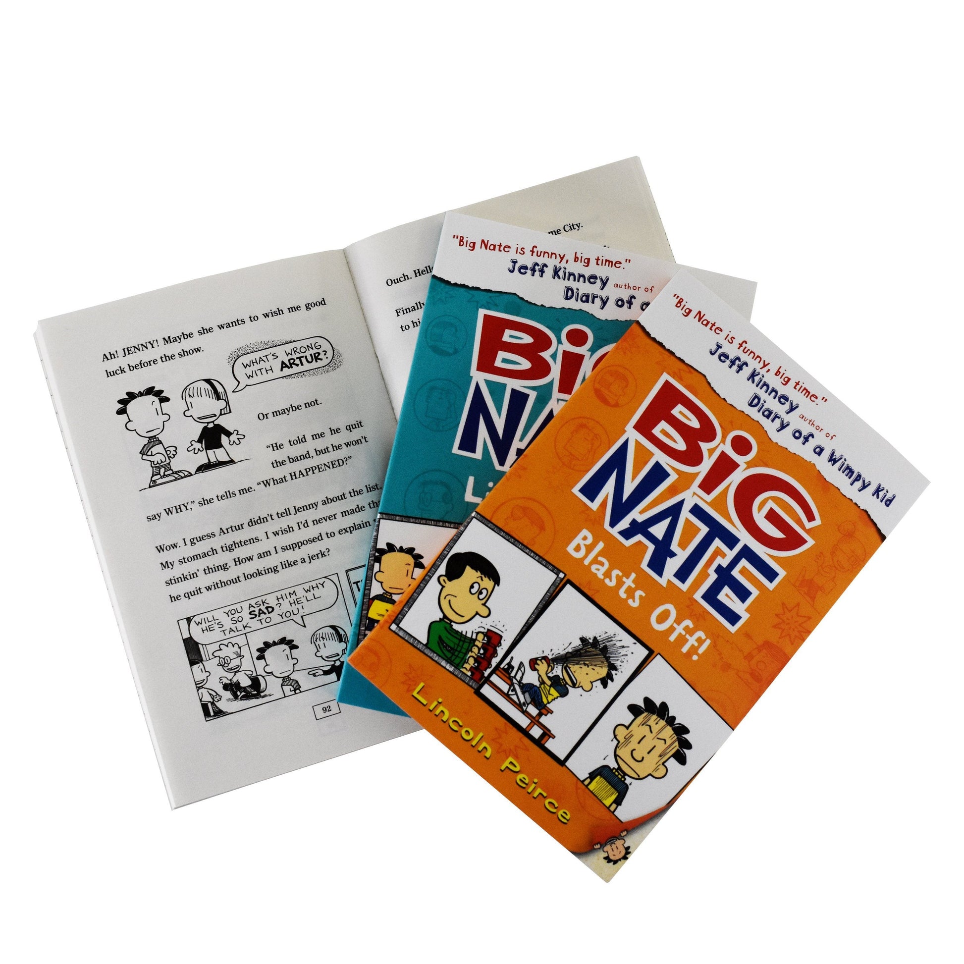 The Big Nate Collection Series 8 Books Box Set by Lincoln Peirce - Ages 9-14 - Paperback - Lincoln Peirce 9-14 Harper Collins