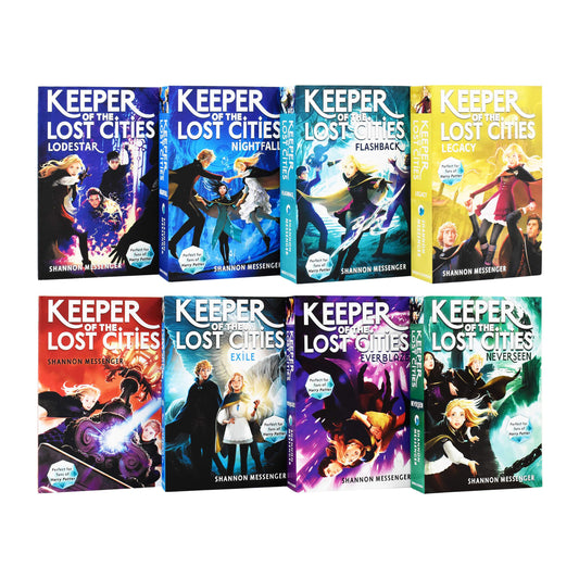 Keeper of the Lost Cities by Shannon Messenger 8 Books Box Set - Young Adult - Paperback Young Adult Simon & Schuster Ltd