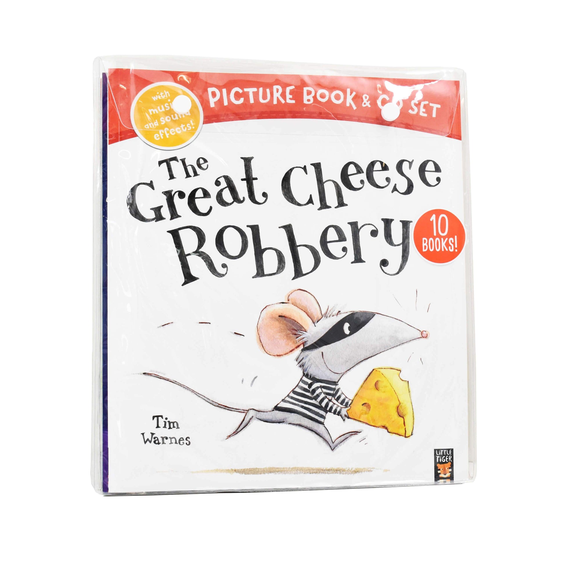 Great Cheese Robbery 10 Picture Books with CD by Little Tiger - Ages 0-5 - Paperback 0-5 Little Tiger