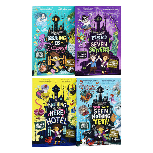 Nothing to See Here Hotel Series by Steven Butler 4 Books Collection Set – Ages 6+ - Paperback