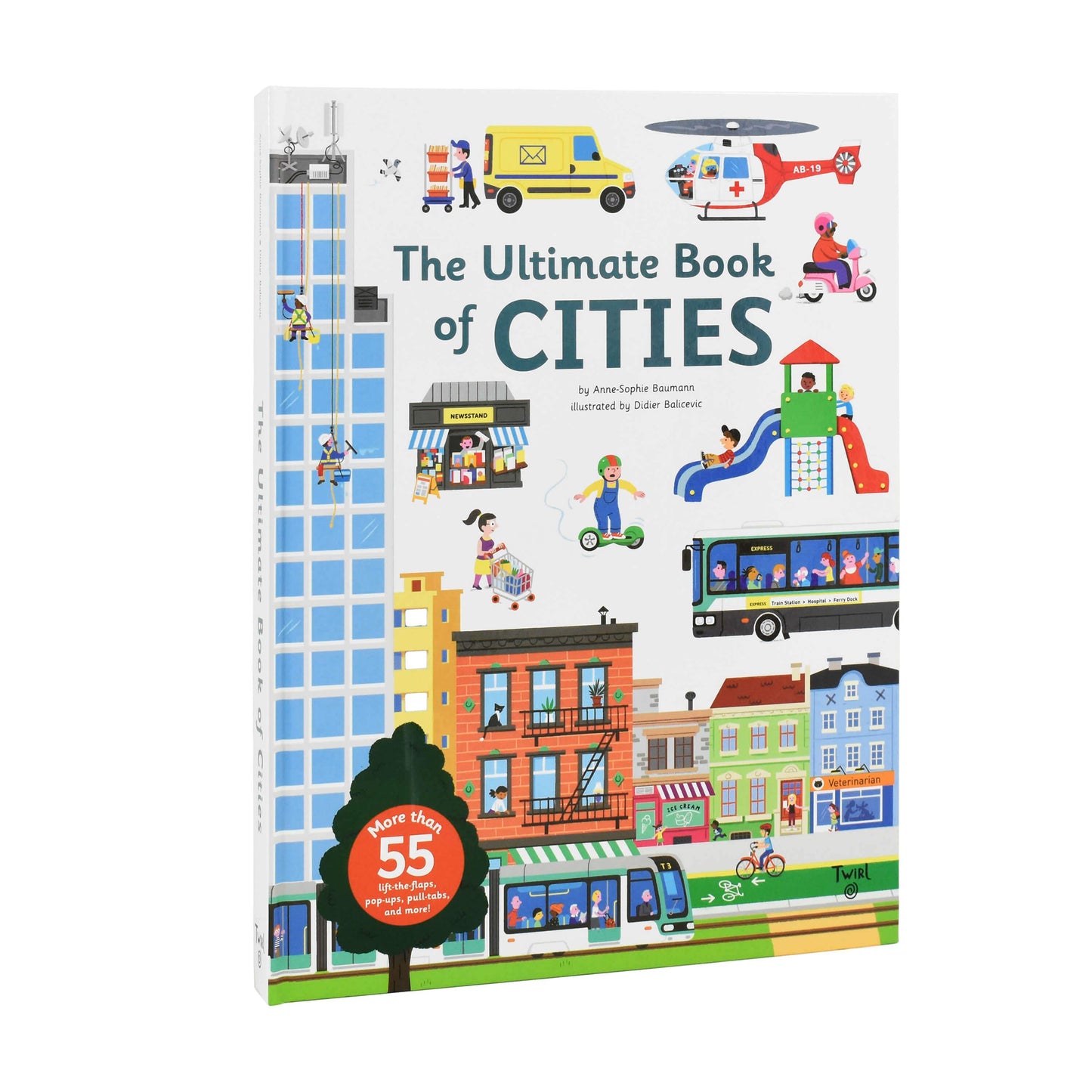 Ultimate Book of Cities by Sophie Bordet-Petillon - Ages 0-5 - Hardback 0-5 Twirl