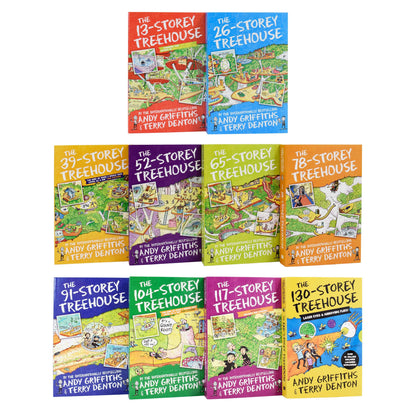 The Treehouse Storey 10 Books Collection By Andy Griffiths - Ages 7-9 - Paperback 7-9 Pan Macmillan