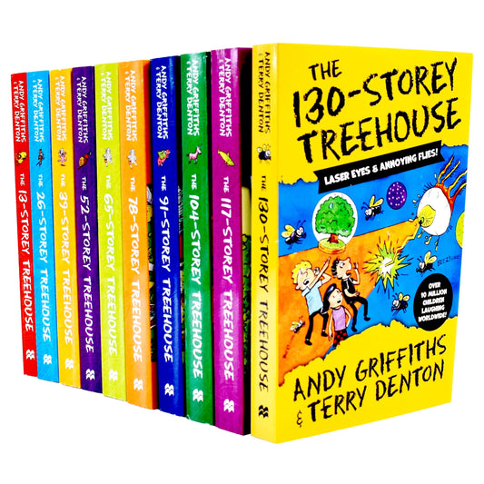 The Treehouse Series by Andy Griffiths & Terry Denton 10 Books Collection Box Set - Ages 7-11 - Paperback