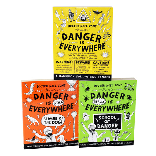 Danger is Everywhere Collection Series 3 Books Set by David O'Doherty - Ages 9-14 - Paperback 9-14 Penguin