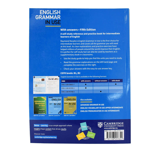 English Grammar in Use Book: A Self-study Reference and Practice by Raymond Murphy - Non Fiction - Paperback Non Fiction Cambridge University Press