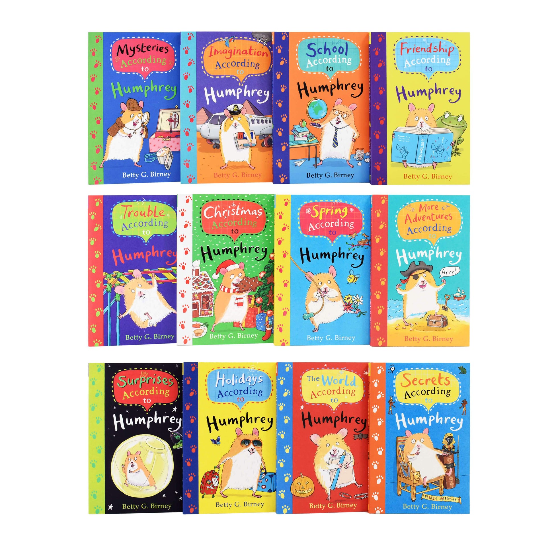 According to Humphrey the Hamster Series Collection 12 Books Set By Betty G. Birney - Fiction Books - Paperback Fiction Faber & Faber