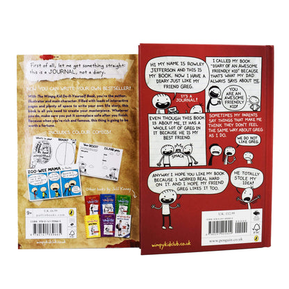 Diary of an Awesome Friendly Kid & Wimpy Kid Do-It-Yourself 2 Books Collection By Jeff Kinney - Ages 5-7 - Paperback/Hardback 5-7 Penguin