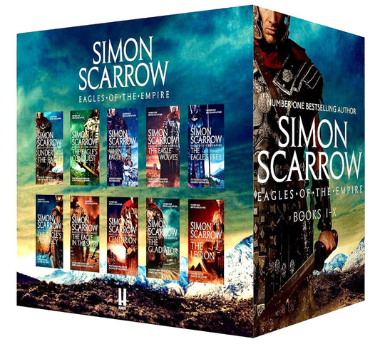 西蒙‧斯卡羅 (Simon Scarrow) 著《帝國之鷹》系列：10 冊套裝 - 小說 - 平裝本