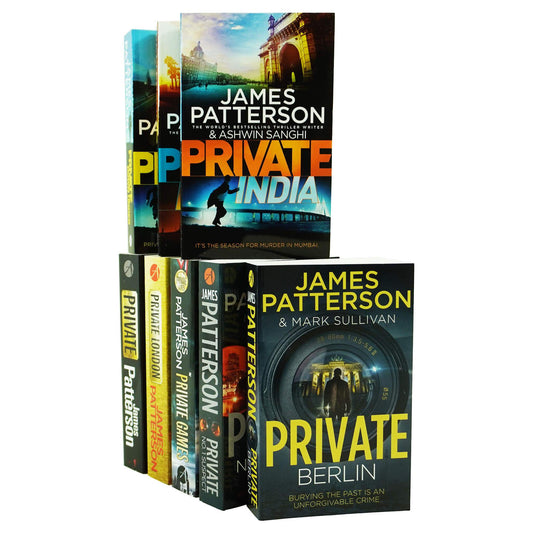 Private Series (Books 1-8) by James Patterson 8 Books Collection Set - Fiction - Paperback